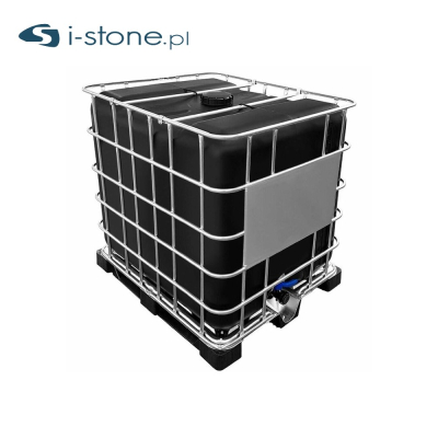 Zbiornik / Paletopojemnik 1000 L CZARNY (UV) | FABRYCZNIE NOWY | Certyfikat UN